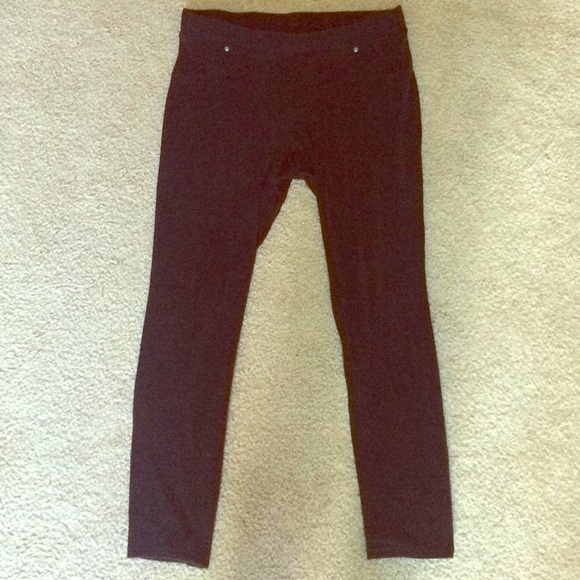 Black Corduroy Leggings - Picture 1 of 4